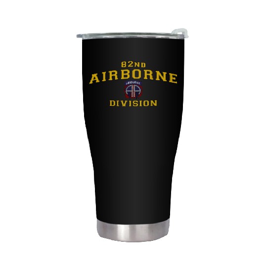 Us Army 82Nd Airborne Division Paratrooper Stainless Steel Tumblers