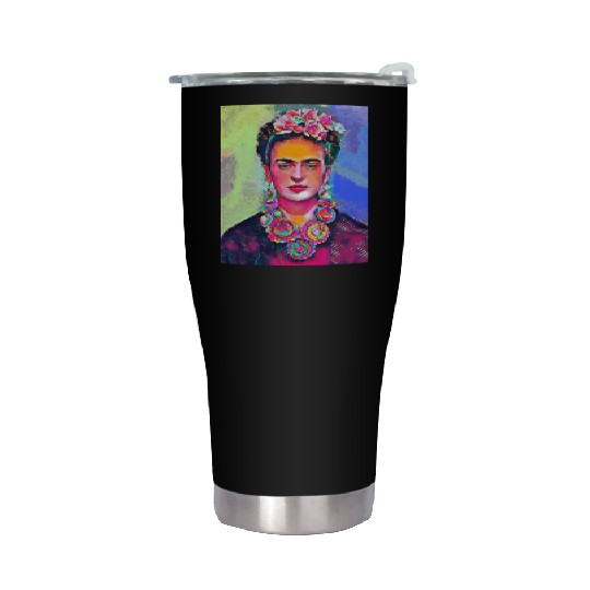 Frida Kahlo Stainless Steel Tumblers