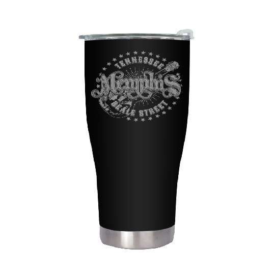 Memphis Tennessee Beale Street Stainless Steel Tumblers