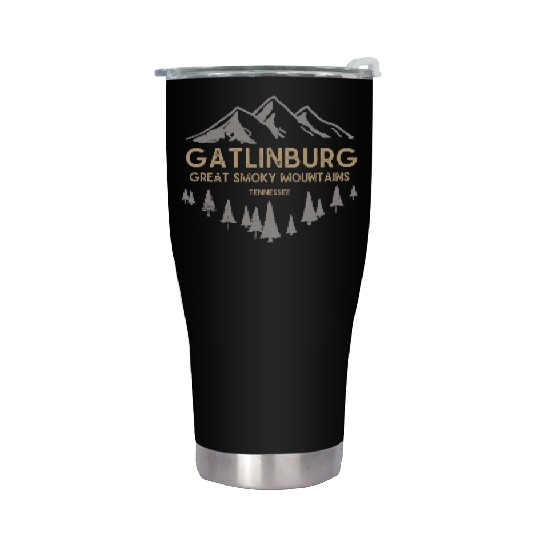 Gatlinburg Tennessee Great Smoky Mountains Stainless Steel Tumblers