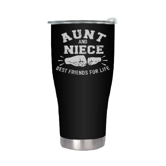 Aunt and niece friends for life Stainless Steel Tumblers