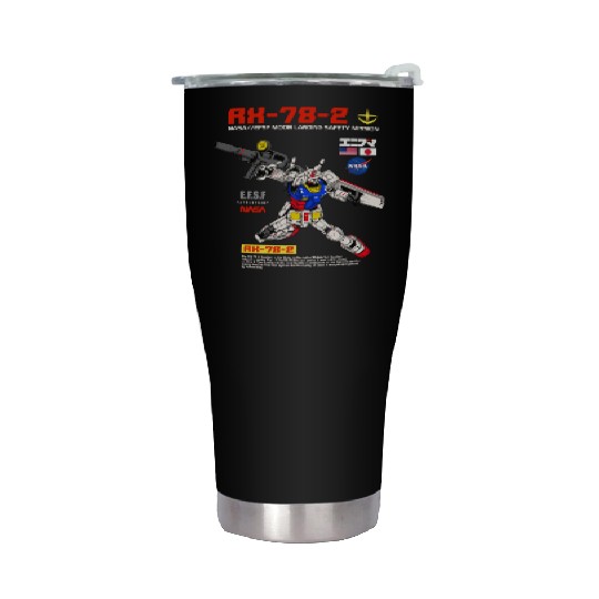Rx-78-2 Gundam Stainless Steel Tumblers