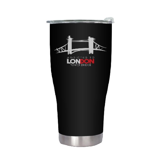 London Tower Bridge Stainless Steel Tumblers