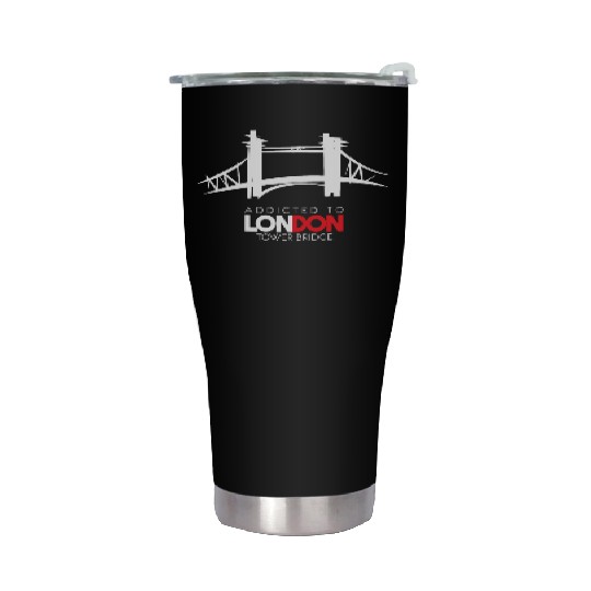 London Tower Bridge Stainless Steel Tumblers