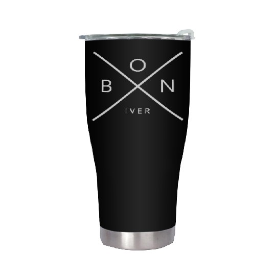 Bon IVER Black Unisex Gift Stainless Steel Tumblers