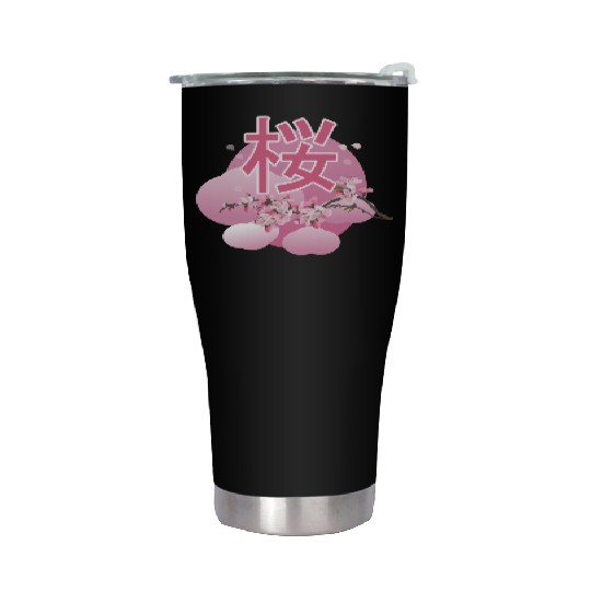 Cherry bloosom , Sakura, Cherry Blossom Stainless Steel Tumblers