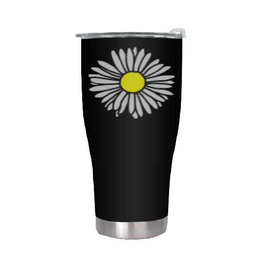 Daisy Bloom Stainless Steel Tumblers