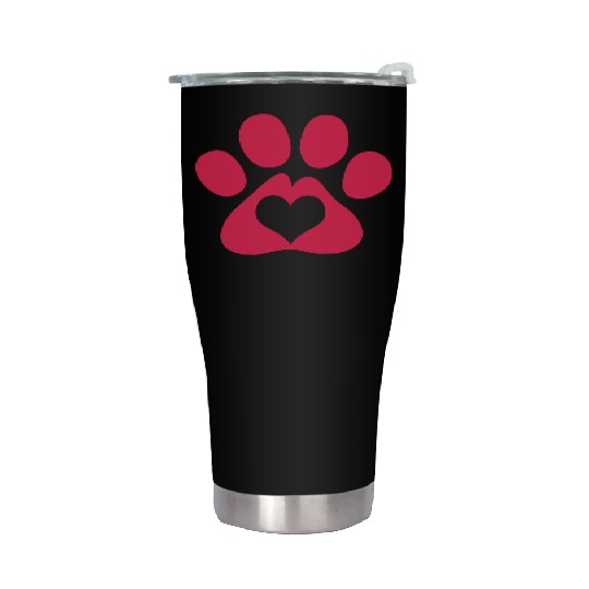 Dog Paw Adopt A Pet Dog Rescue Stainless Steel Tumblers