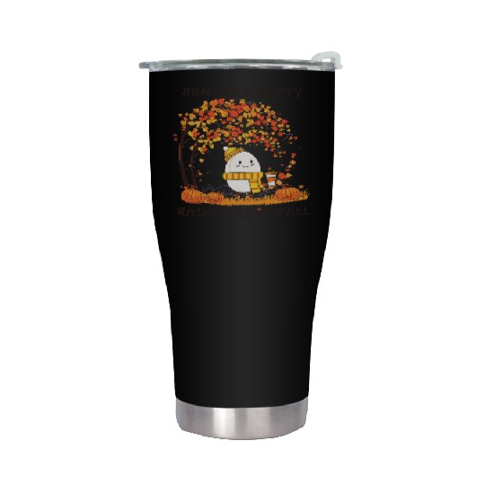 Humpty Dumpty Had A Great Fall Thanksgiving Autumn Stainless Steel Tumblers