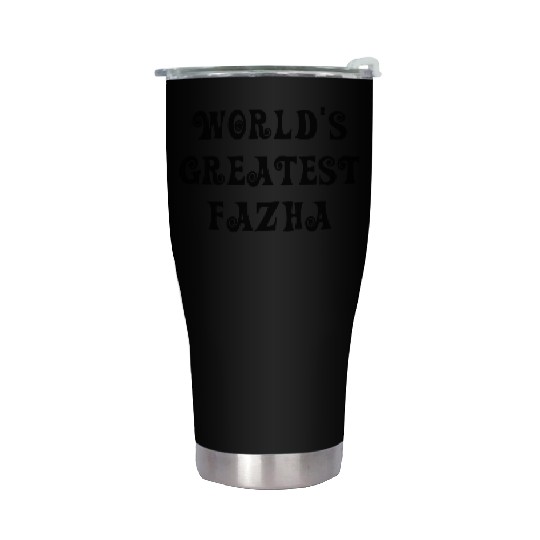 World'S Greatest Fazha Austin Powers Parody Father Stainless Steel Tumblers