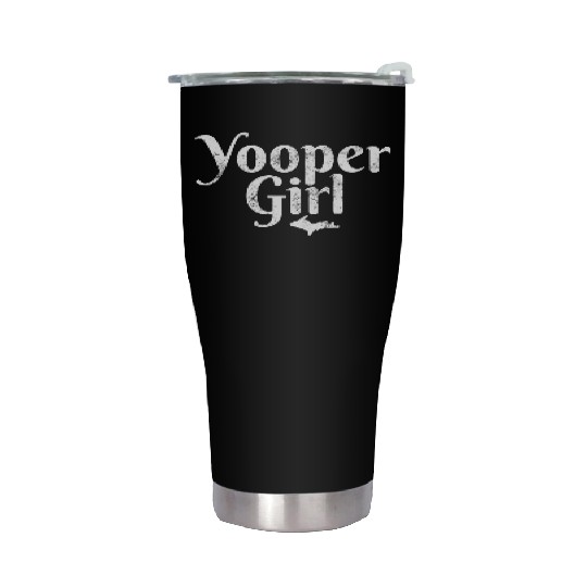 Yooper Girl Ladies Upper Peninsula Michigan Gift M Stainless Steel Tumblers