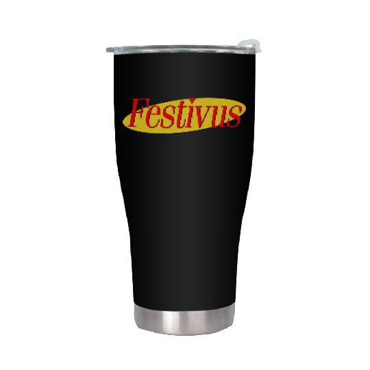 Festivus Stainless Steel Tumblers