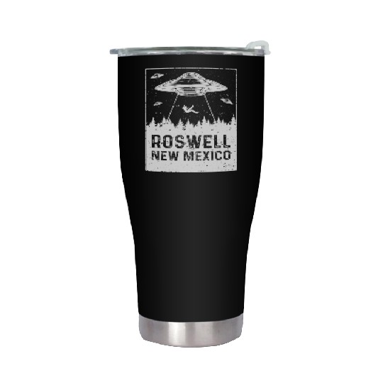 Roswell New Mexico UFO Alien Stainless Steel Tumblers