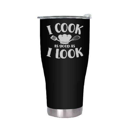 Cooking Cook Kitchen Chef I Cook Stainless Steel Tumblers