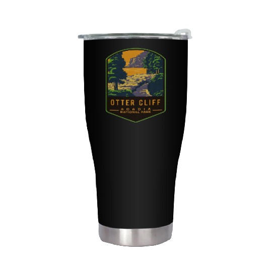 Otter Cliff Acadia National Park Stainless Steel Tumblers