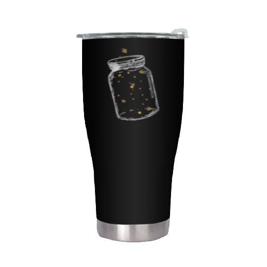 Lightning Bugs Catching Fireflies I Fireflies Stainless Steel Tumblers
