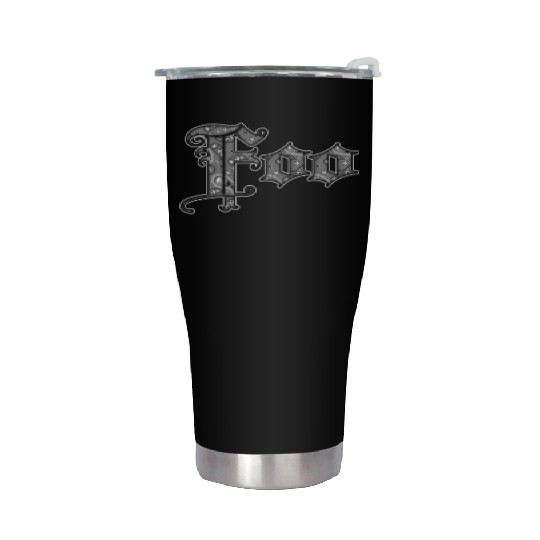 FF Band Bandana Grey Stainless Steel Tumblers