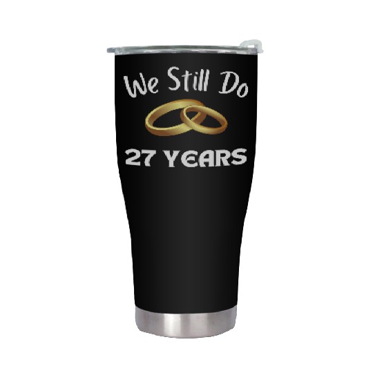 Anniversary Gift For Couples 27 Years Stainless Steel Tumblers