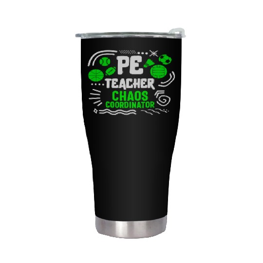 Physical Education Teacher Stainless Steel Tumblers, Chaos