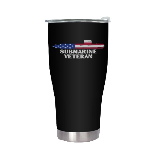Submarine Veteran Submariner US Military Stainless Steel Tumblers