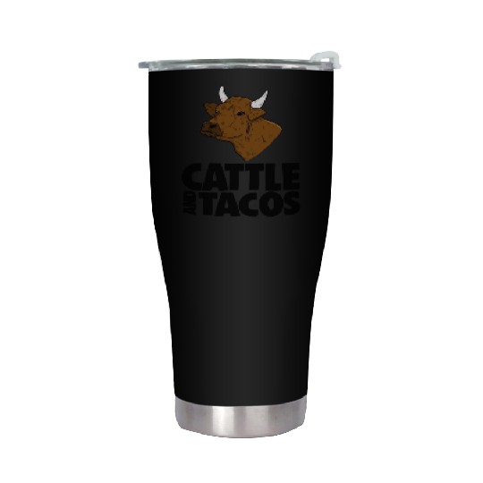 Cattle And Tacos Stainless Steel Tumblers
