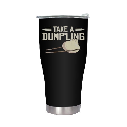 Dumpling Asian Food Chinese Food Fan Stainless Steel Tumblers