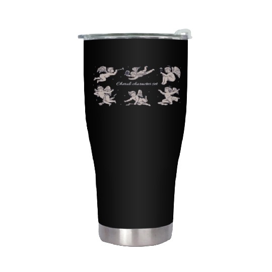 CHERUB CHARACTER SET Stainless Steel Tumblers