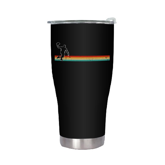basketball retro Stainless Steel Tumblers