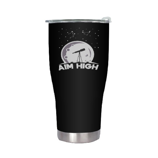 Telescope Owner Stars Galaxy Astronomy Stainless Steel Tumblers