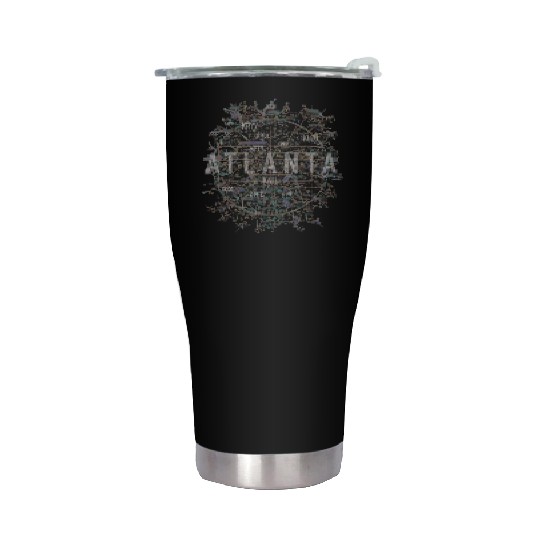 Atlanta Pilot Aviation Air Traffic Control Airspac Stainless Steel Tumblers