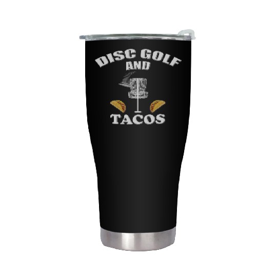 Disc Golf And Tacos Funny Ultimate Stainless Steel Tumblers