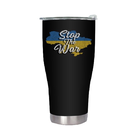 Stop the War Peaceful Activist Gift Stainless Steel Tumblers