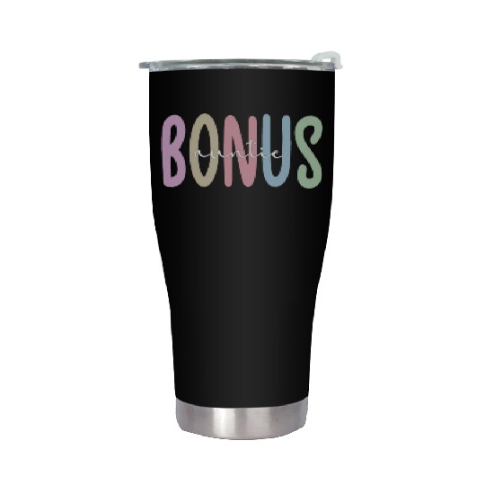 Proud Bonus Auntie Step Aunt Appreciation Gifts Stainless Steel Tumblers