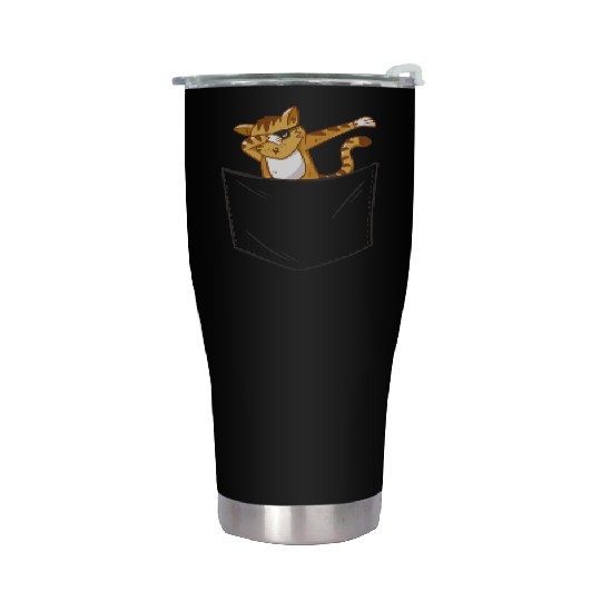 Pocket Cat Stainless Steel Tumblers
