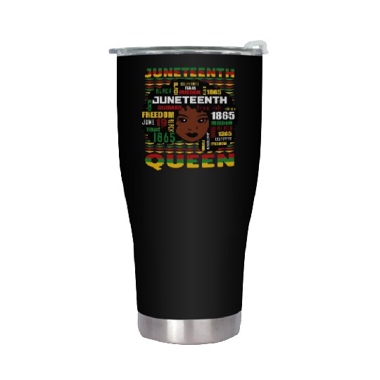 Juneteenth Black History Day Pride Gift Stainless Steel Tumblers