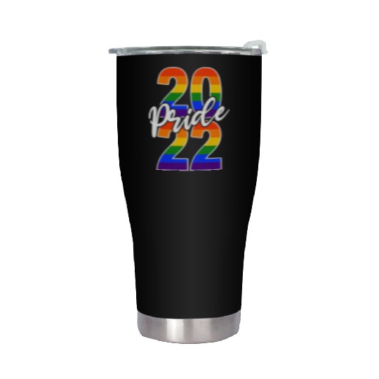 Gay Pride 2022 LGBTIQ Queer Demonstration Stainless Steel Tumblers