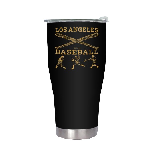 Vintage Los Angeles Baseball est 1961 Stainless Steel Tumblers