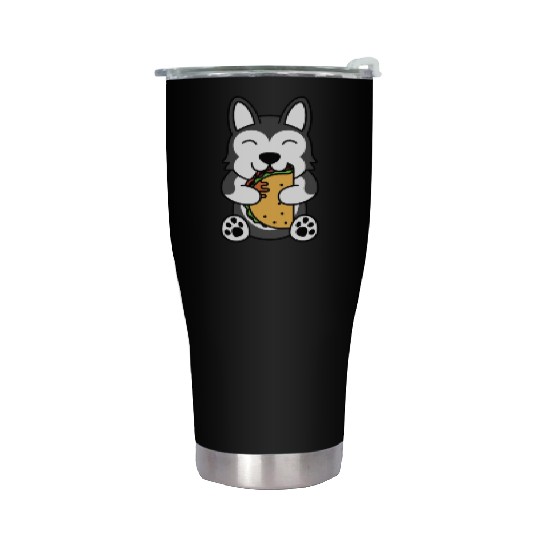 Husky Taco Lover Stainless Steel Tumblers