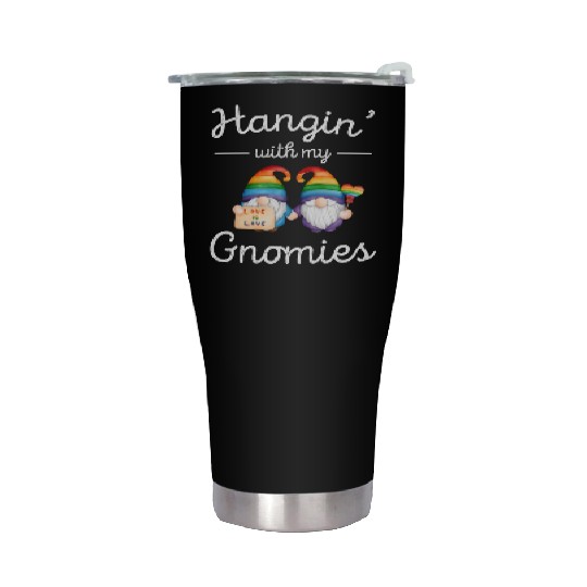 LGBT Gnome Lover Pride Month Stainless Steel Tumblers