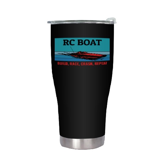 Rc Boat Racing Electric Powerboat Speedboat Race Stainless Steel Tumblers