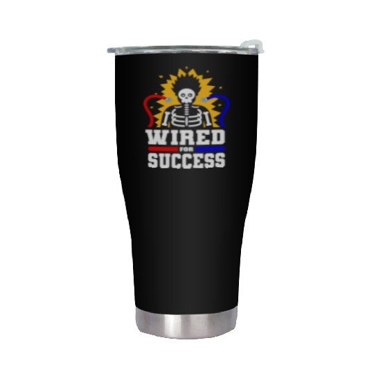 Electrician Electrical Engineer Lineman Stainless Steel Tumblers