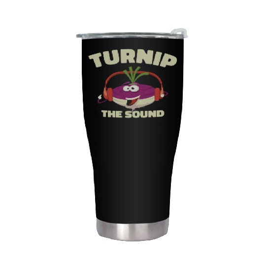 Music Turnip Party Music Lover Vegetable Stainless Steel Tumblers