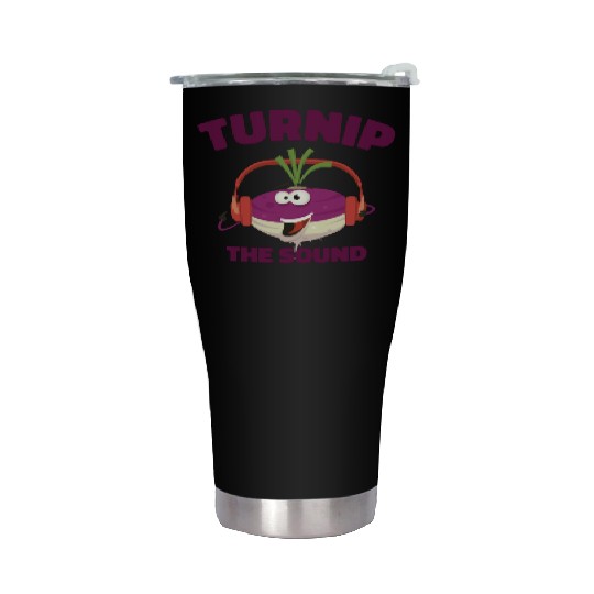 Music Turnip Party Music Lover Vegetable Stainless Steel Tumblers