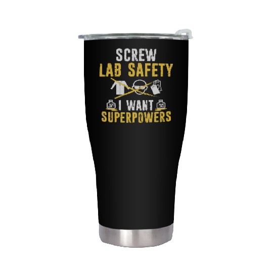 Biology Screw Lab Safety Biologist Chemist Science Stainless Steel Tumblers