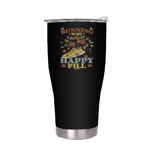 Run jogging sport race training gift Stainless Steel Tumblers