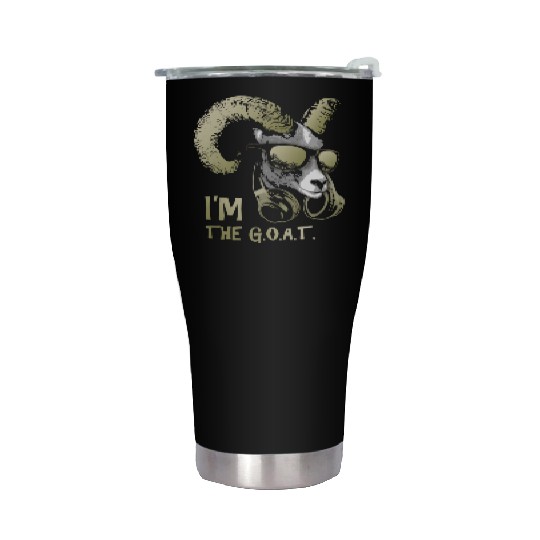 I'm The Goat Bling Cool and Funny Music Animal Stainless Steel Tumblers