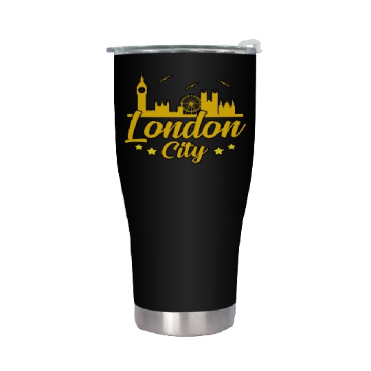 London Funny Gift Idea Stainless Steel Tumblers