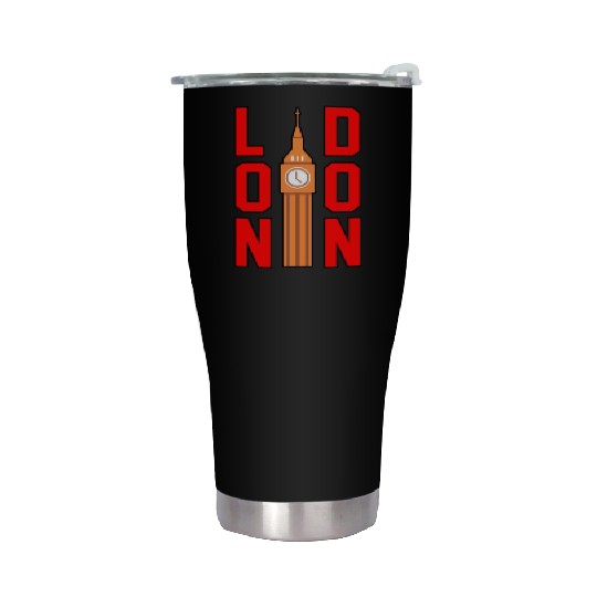 London Funny Gift Idea Stainless Steel Tumblers