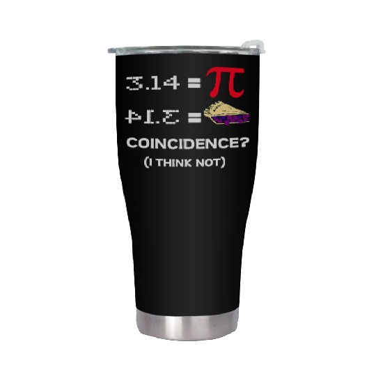 Pi Day 3 15 Pi Symbol Science and Math Teacher Stainless Steel Tumblers