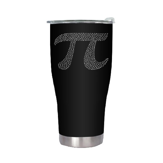 Pi Day Cute 3 14 Mini Math Geek Symbol March 14th Stainless Steel Tumblers